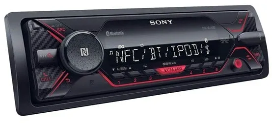 Sony DSX-A410BT - Bil - digital mottagare - instrumentbrädsenhet - Single-DIN - Bilradio