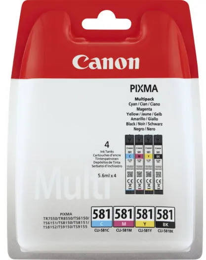 Canon CLI-581 Multi Pack bläckpatroner flerfärgad