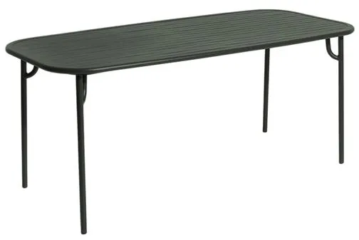 Petite Friture WEEK-END Rektangulärt Bord Grönt Glas