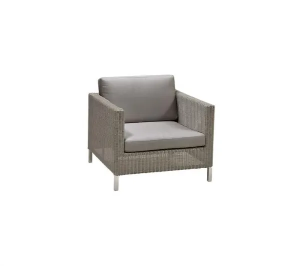 Cane-Line Connect Loungestol - Taupe, Kudde i Taupe