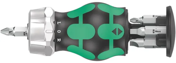 Wera Kraftform Kompakt Stubby Magasin RA 1, 6-delad