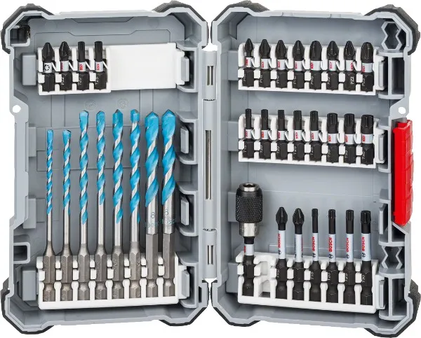 Bosch set med bits för Impact Control-skruvmejslar, 35 st.