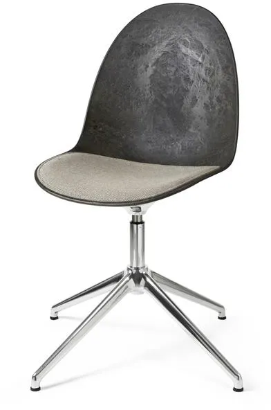 Mater Eternity Swivel Matstol Aluminium med klädd sits 218 Beige