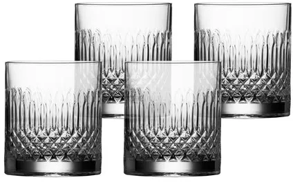 Luigi Bormioli Diamante vatten-/whiskyglas - 4 st.