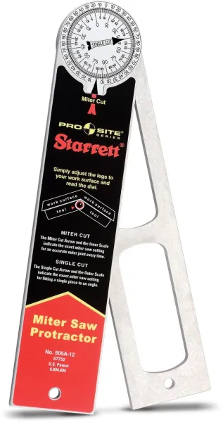 Starrett Gradvinkelmätare 505A-12 300mm - Aluminium