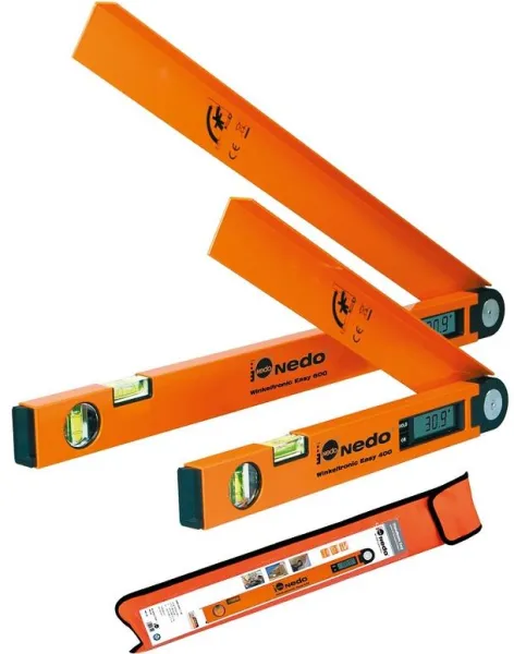 Nedo Digital vinkelmätare 400mm 0–200°